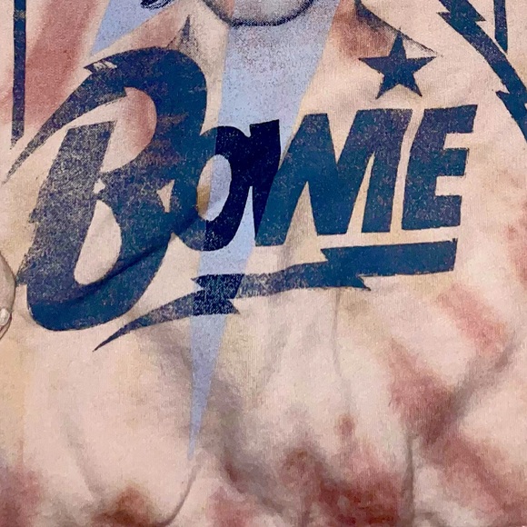 David Bowie As Ziggy Stardust Graphic Tie Dye Crewneck Sweatshirt • Size: Medium - Picture 5 of 8